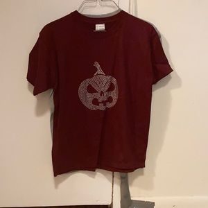 Burgundy Halloween t shirt